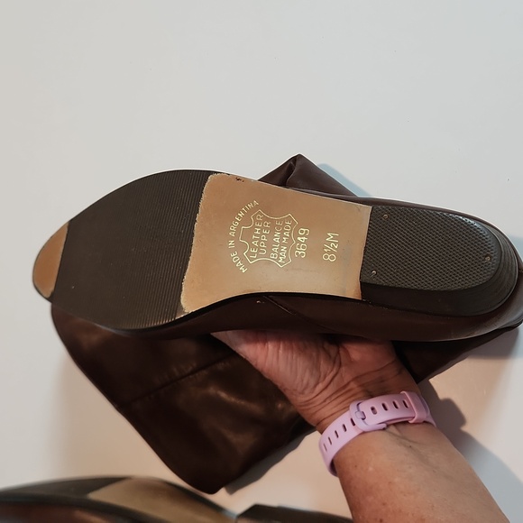 Vintage Mister Shoes Brown Leather boots Size 8.5 - Picture 7 of 7